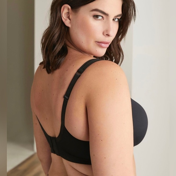 Pennington’s TiVoglio Lisa Black Padded T-shirt Bra 46 DDD multi-way 🆕 - Picture 5 of 13